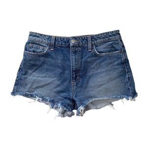 Joe’s Jeans Denim Shorts Women's Size Size 28 Medium Blue Wash High Rise Cutoff